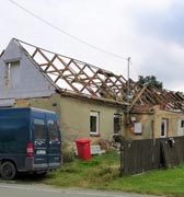 Stavby a pokrytí střechy